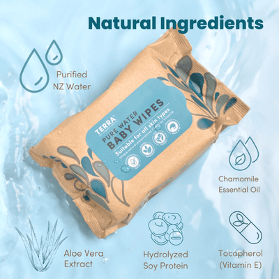 Water Wipes Travel Pack & Kiwifruit Wipes - Pack of 2