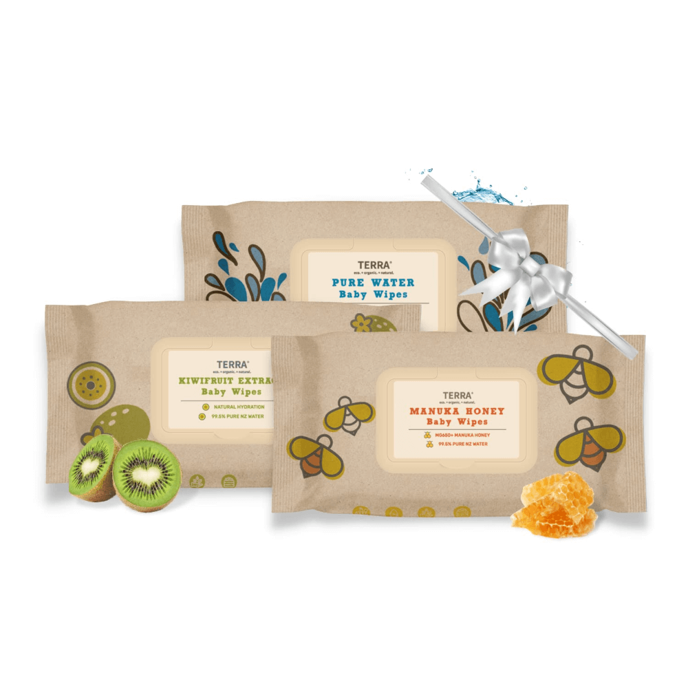 Water Wipes, Kiwifruit & Manuka Honey Wipes - Pack of 3