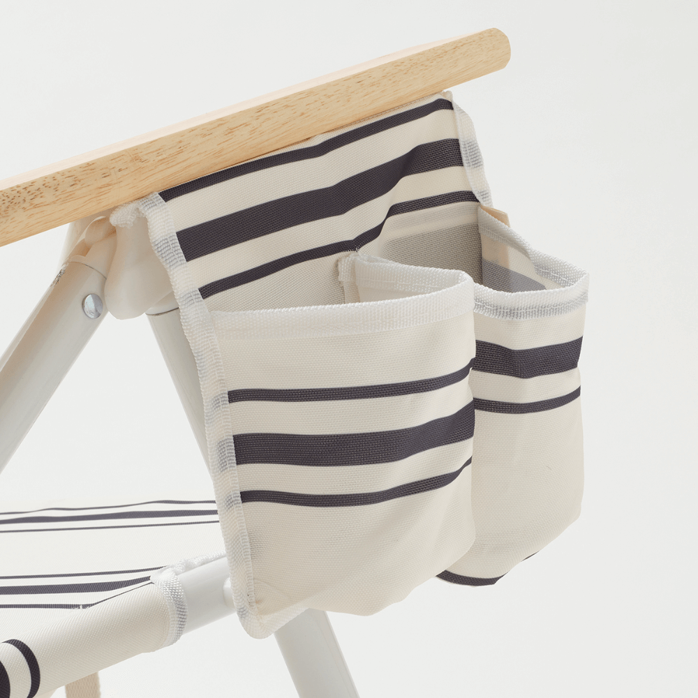 SUNNYLiFE stripes print Deluxe Beach Chair Casa Fes - Teal