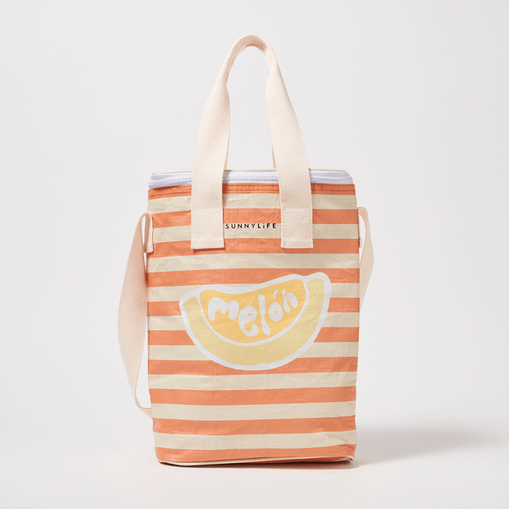 orange melon print