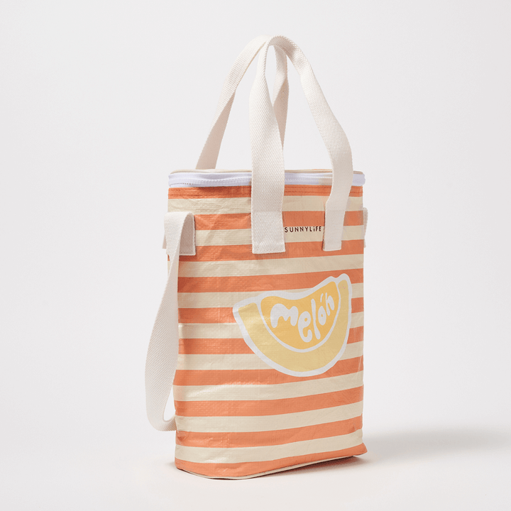 orange melon print
