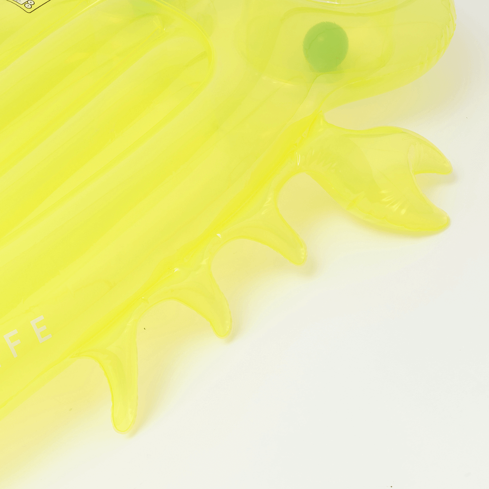 SUNNYLiFE inflatable Luxe Lie-On Float Sonny the Sea Creature - Yellow