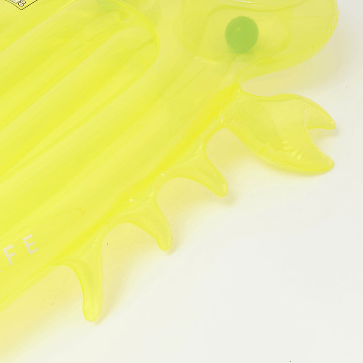 SUNNYLiFE inflatable Luxe Lie-On Float Sonny the Sea Creature - Yellow