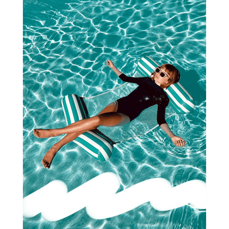 SUNNYLiFE inflatable Mesh Hammock Float Drift - Ocean