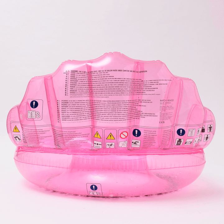 SUNNYLiFE inflatable Luxe Pool Ring Shell Bubblegum - Pink