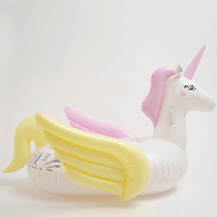 SUNNYLiFE inflatable Unicorn Luxe Ride-On Float - Pastel
