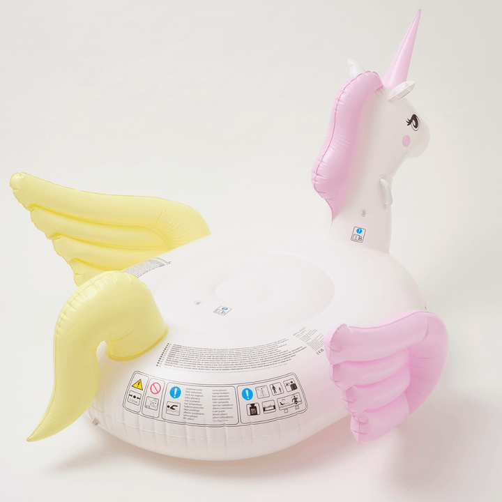 SUNNYLiFE inflatable Unicorn Luxe Ride-On Float - Pastel