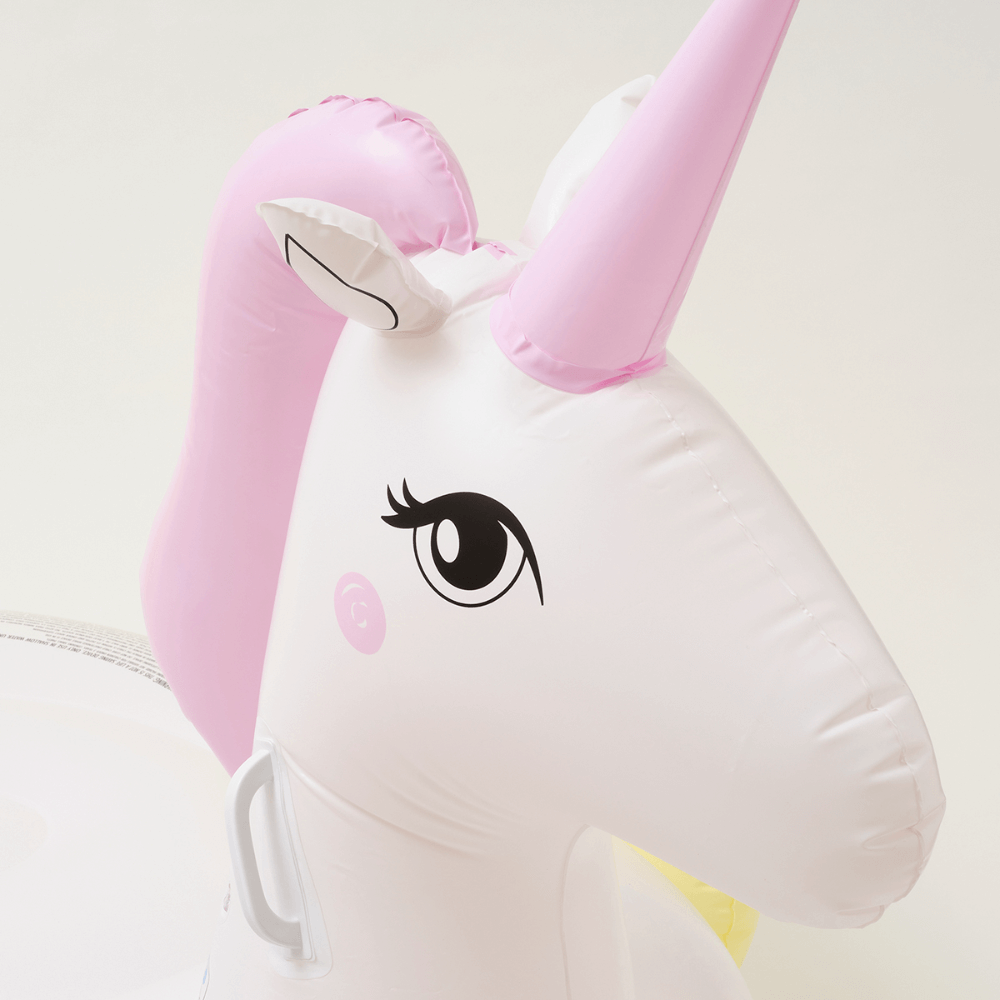 SUNNYLiFE inflatable Unicorn Luxe Ride-On Float - Pastel