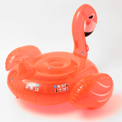 SUNNYLiFE inflatable Flamingo Luxe Ride-On Float Rosie Watermelon - Neon