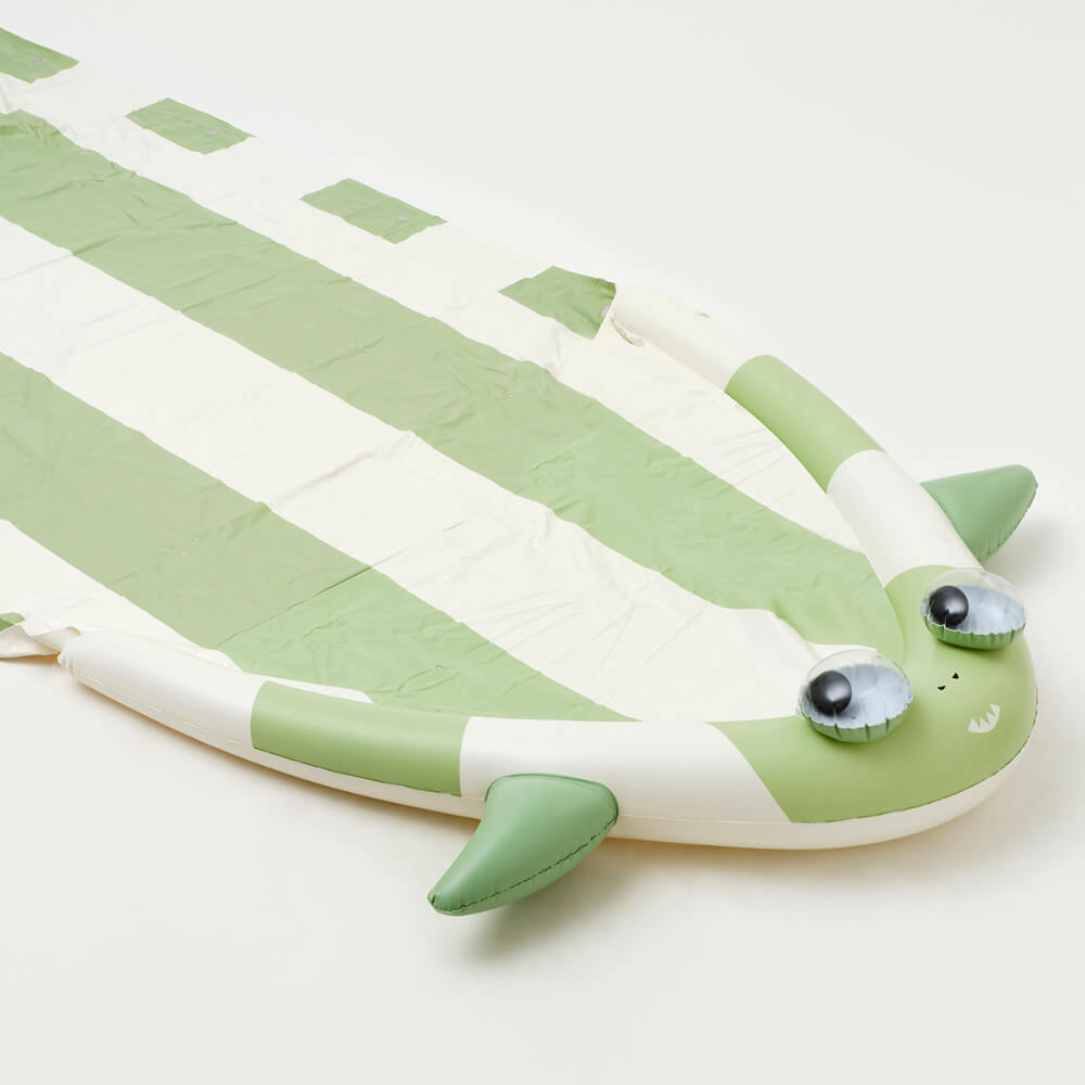Inflatable Slip and Slide Shark - Khaki