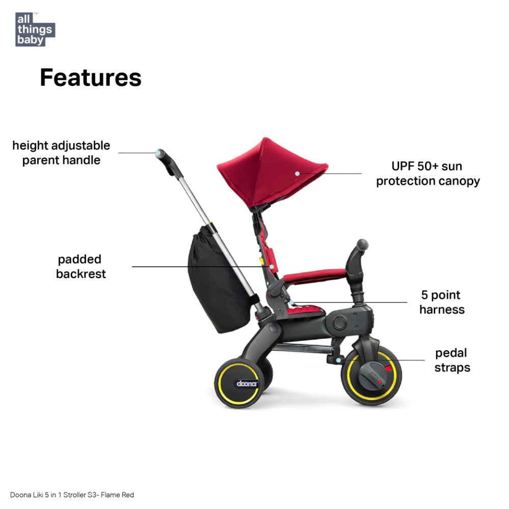 Doona™ Liki S3 - 5 in 1 Baby Stroller