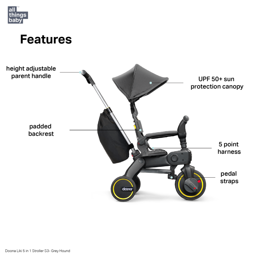 Doona™ Liki S3 - 5 in 1 Baby Stroller