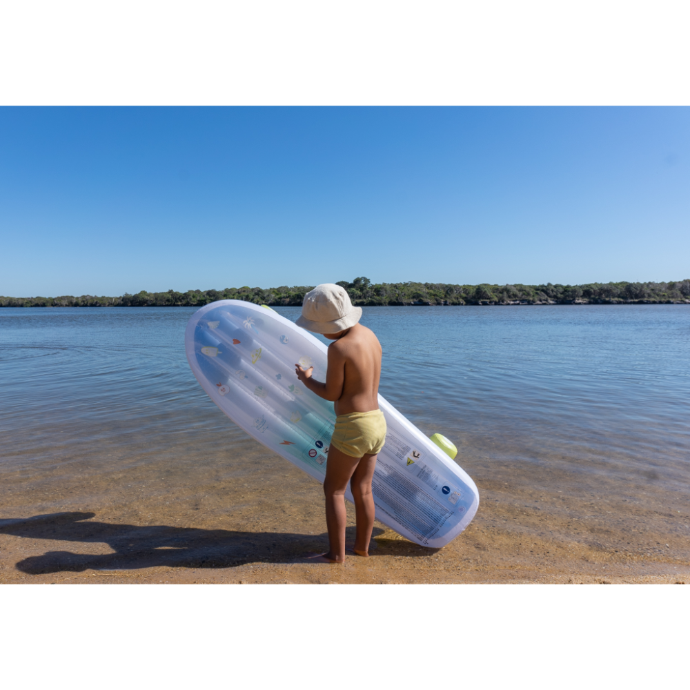 SUNNYLiFE Kids Skateboard Float The Sea Kids Blue - Lime