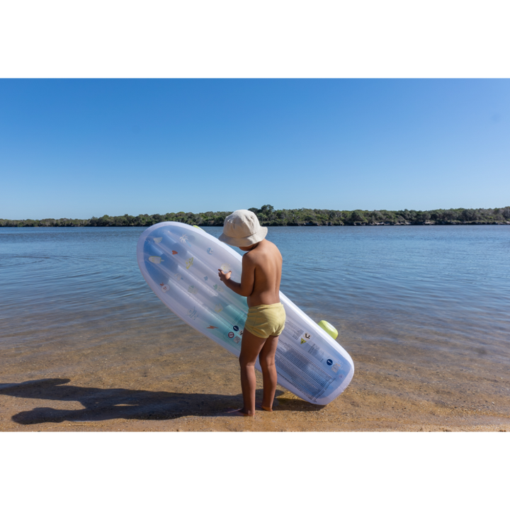 SUNNYLiFE Kids Skateboard Float The Sea Kids Blue - Lime