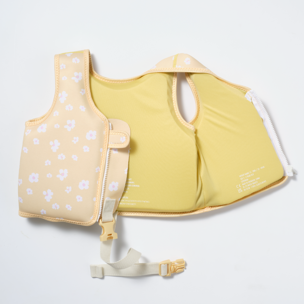 SUNNYLiFE Kids Swim Vest 1 - 2 Princess Swan Buttercup