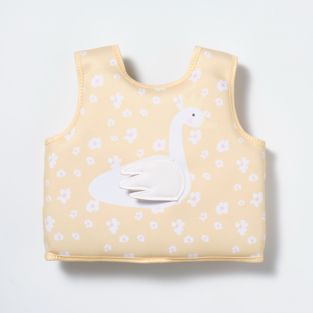 SUNNYLiFE Kids Swim Vest 1 - 2 Princess Swan Buttercup