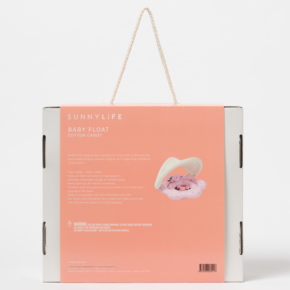 SUNNYLiFE Baby Float Cotton Candy Cherry