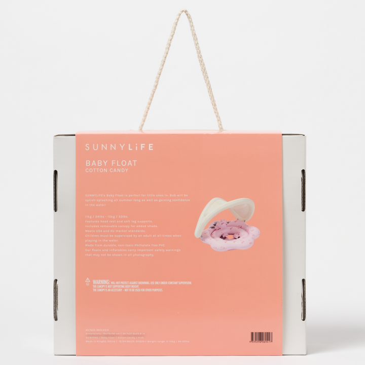 SUNNYLiFE Baby Float Cotton Candy Cherry