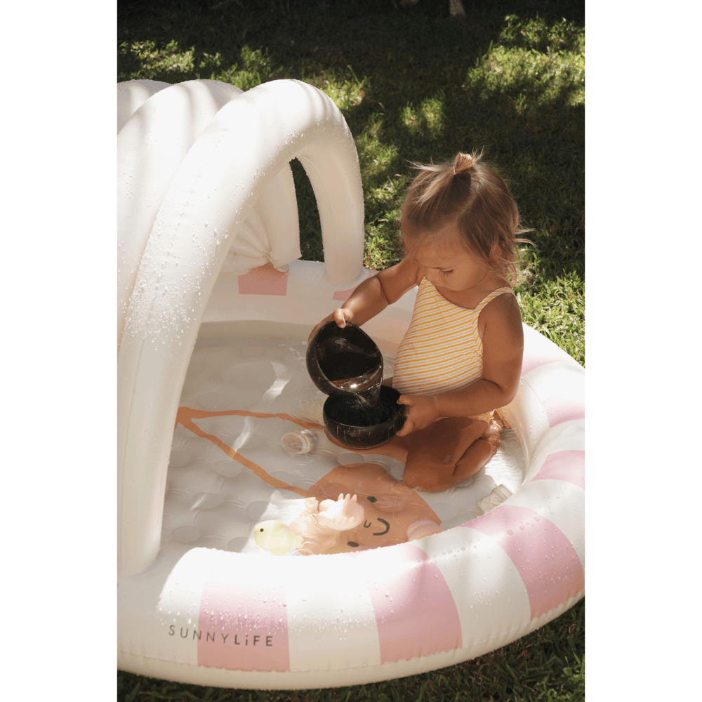 SUNNYLiFE Kids Inflatable Pool Cotton Candy Cherry