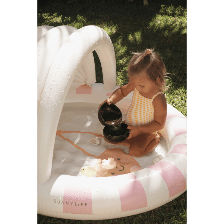 SUNNYLiFE Kids Inflatable Pool Cotton Candy Cherry