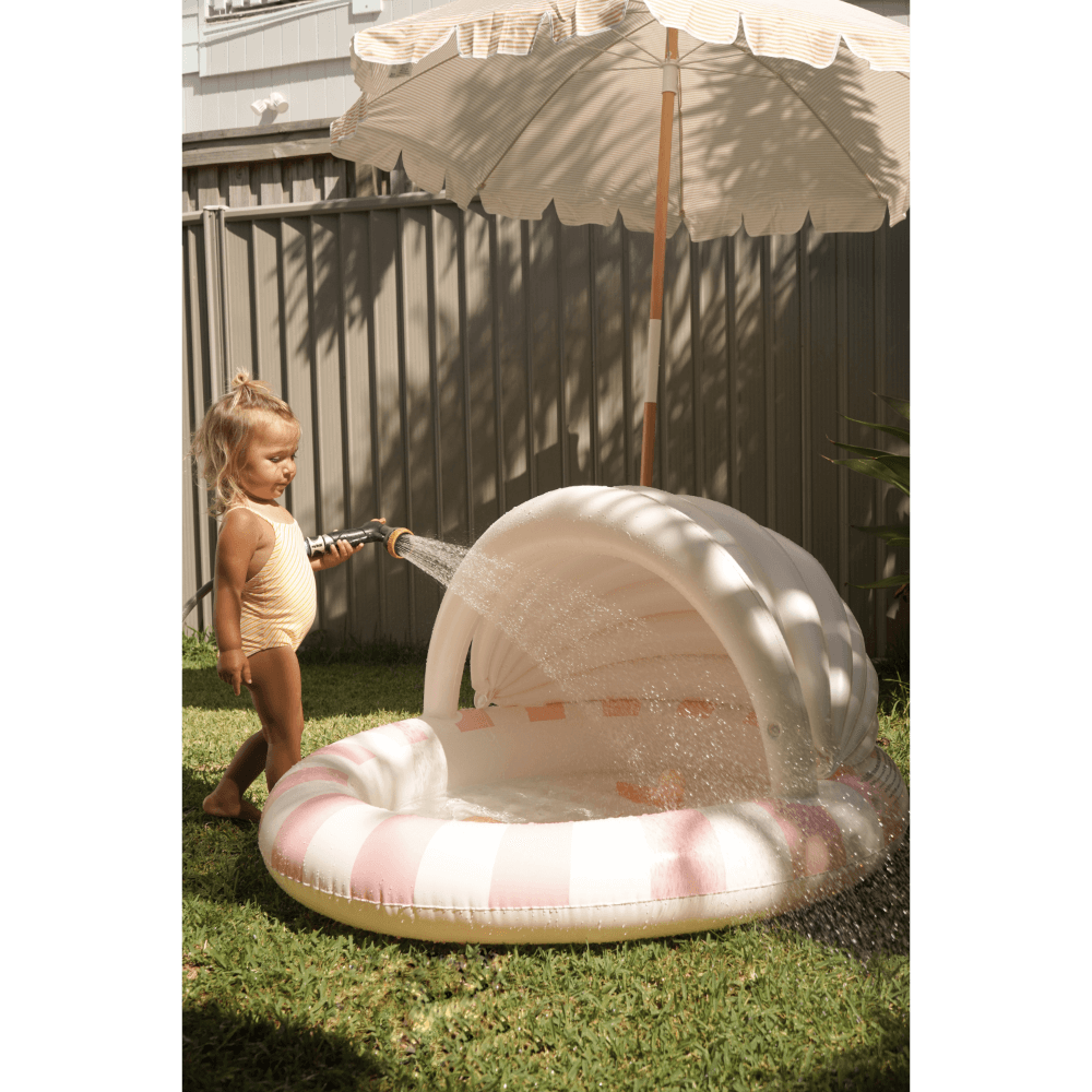 SUNNYLiFE Kids Inflatable Pool Cotton Candy Cherry