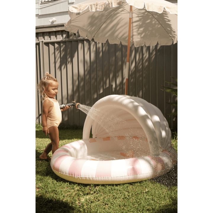 SUNNYLiFE Kids Inflatable Pool Cotton Candy Cherry