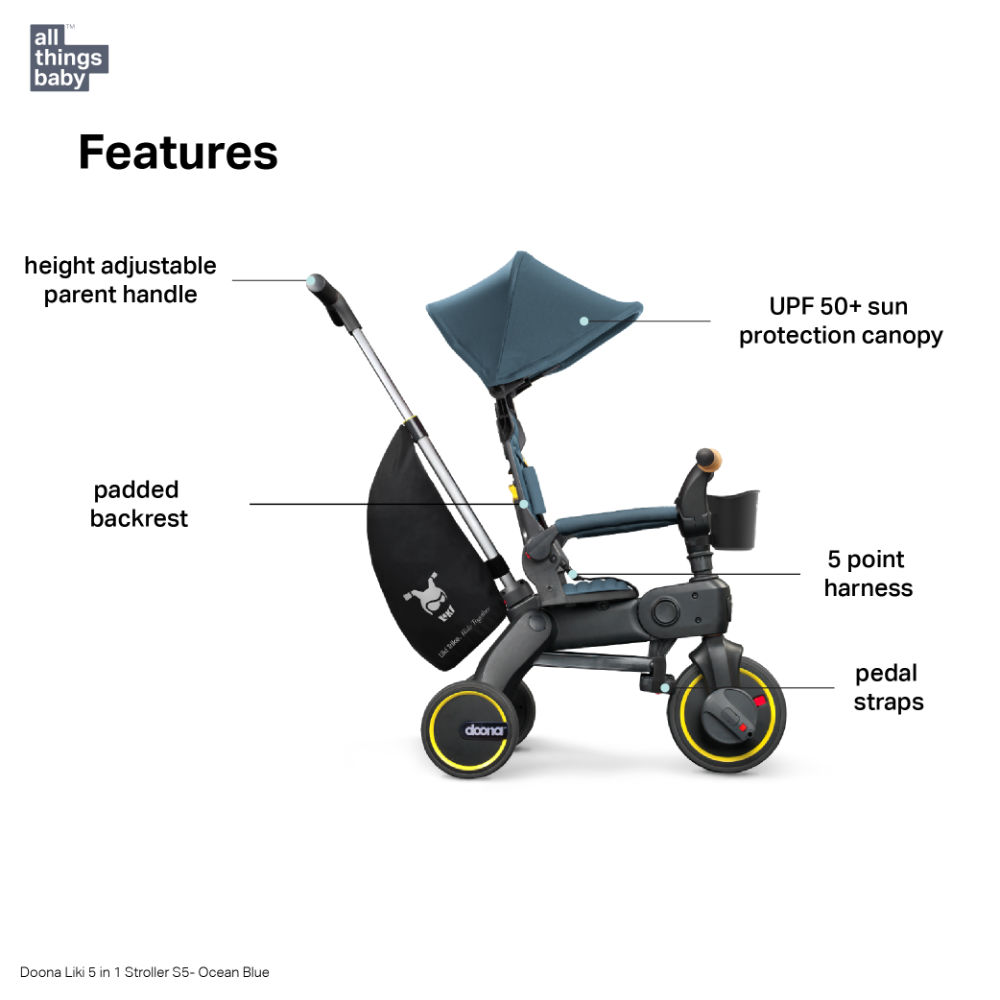 Doona™ Liki S5 5 in 1 Baby Stroller