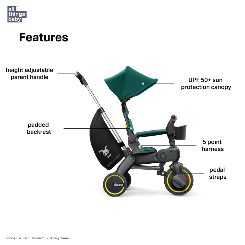 Doona™ Liki S5 5 in 1 Baby Stroller