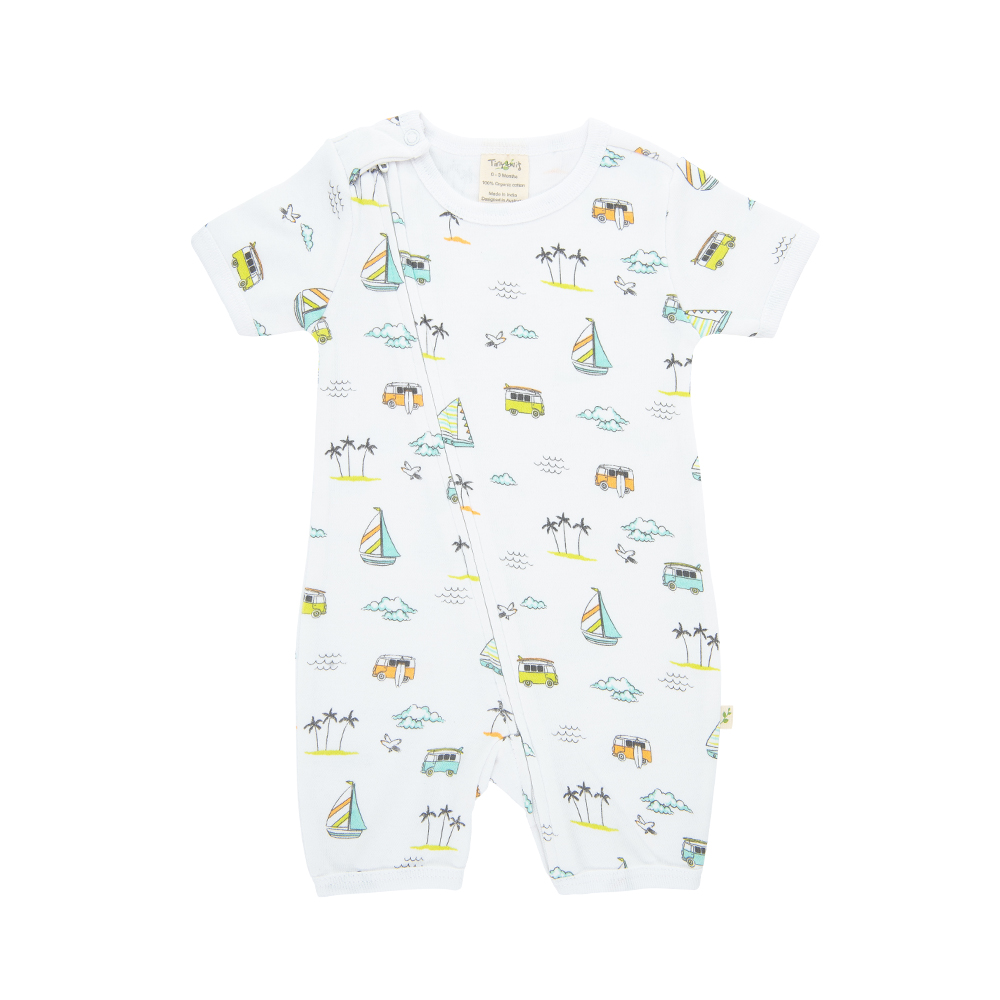 Tiny Twig Short Sleeve Zipsuit