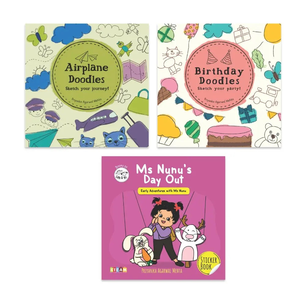 SAM &amp; MI - My First Activity Book Set for 2 to 6 Year Old Children by Priyanka Agarwal Mehta - English