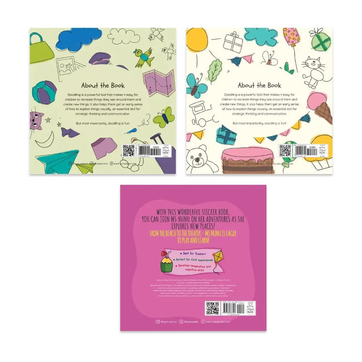 SAM &amp; MI - My First Activity Book Set for 2 to 6 Year Old Children by Priyanka Agarwal Mehta - English