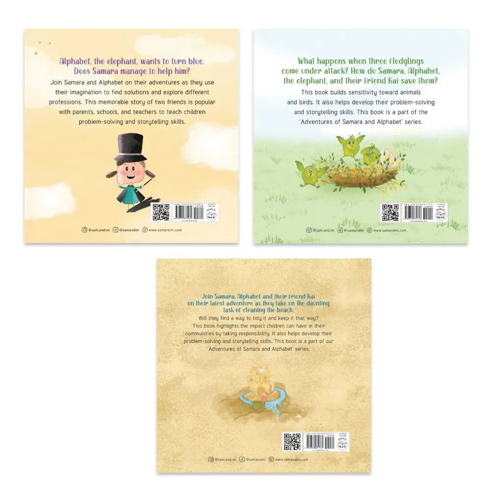 SAM &amp; MI - The Adventures Storybook Set of 3 for Kids by Priyanka Agarwal Mehta - English