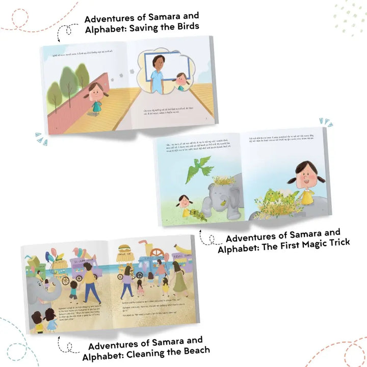SAM &amp; MI - The Adventures Storybook Set of 3 for Kids by Priyanka Agarwal Mehta - English