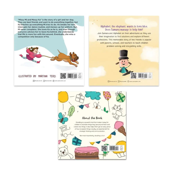 SAM &amp; MI - Art Set for the Birthday Girl: Interactive Books by Priyanka Agarwal Mehta - English
