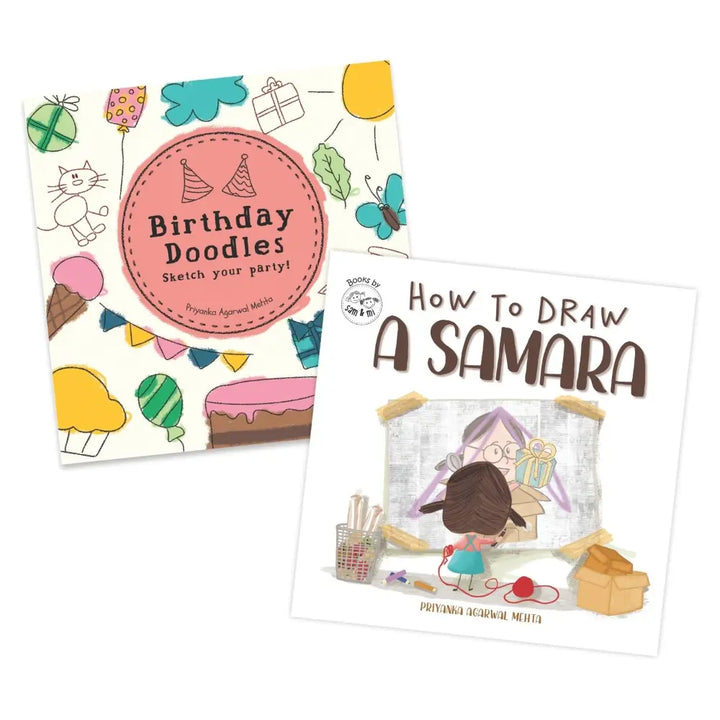 SAM &amp; MI - Birthday Book Set for Girls by Priyanka Agarwal Mehta - English