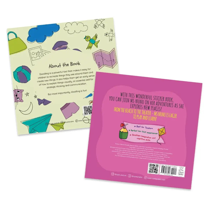 SAM &amp; MI - Travel Time Activity Book Set for Toddlers by Priyanka Agarwal Mehta - English