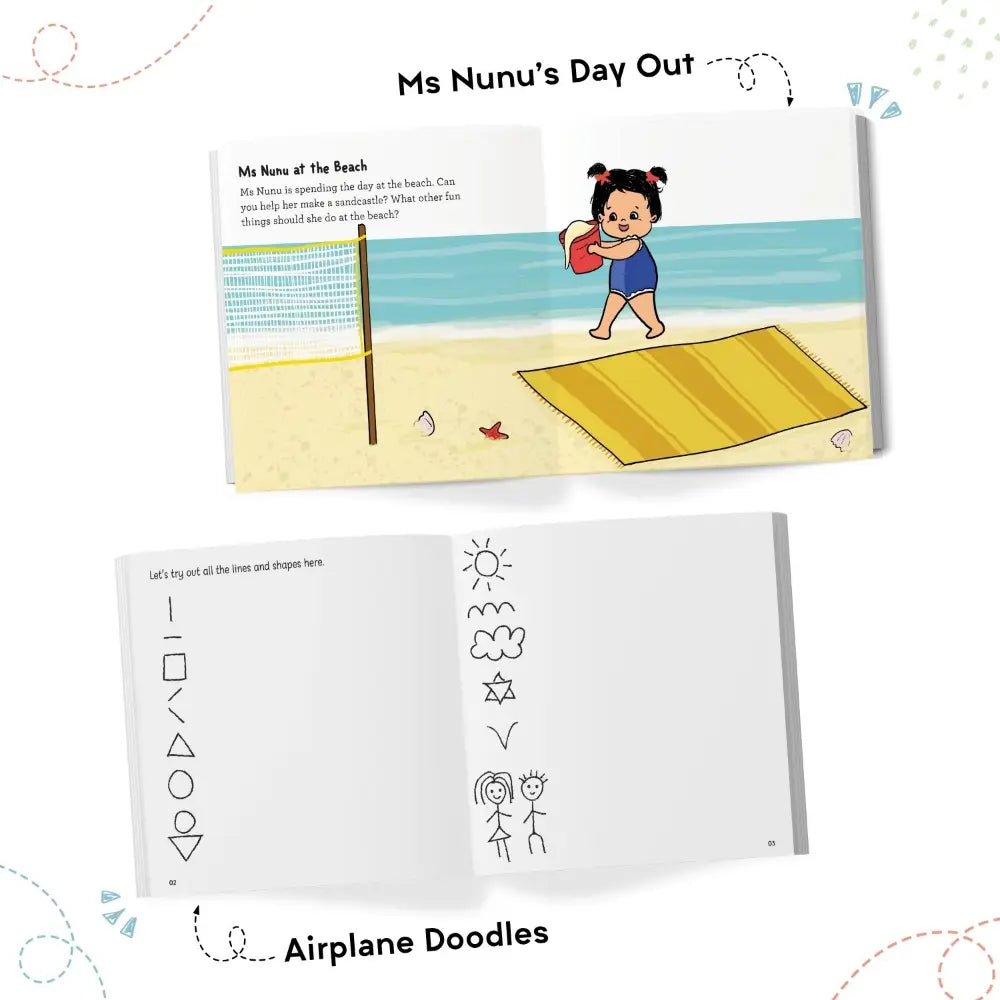SAM &amp; MI - Travel Time Activity Book Set for Toddlers by Priyanka Agarwal Mehta - English
