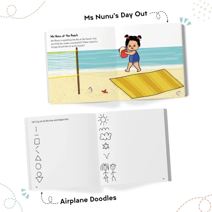 SAM &amp; MI - Travel Time Activity Book Set for Toddlers by Priyanka Agarwal Mehta - English
