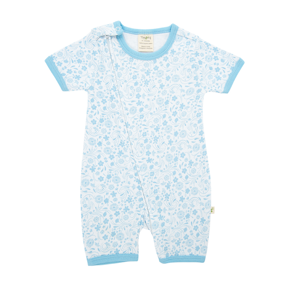 Tiny Twig Short Sleeve Zipsuit