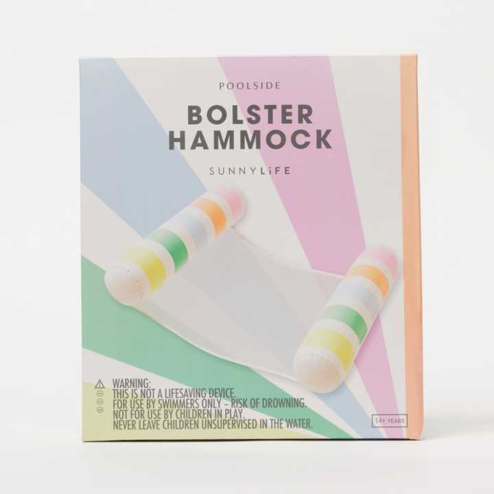 SUNNYLiFE Pool Side Hammock Float Pastel Gelato