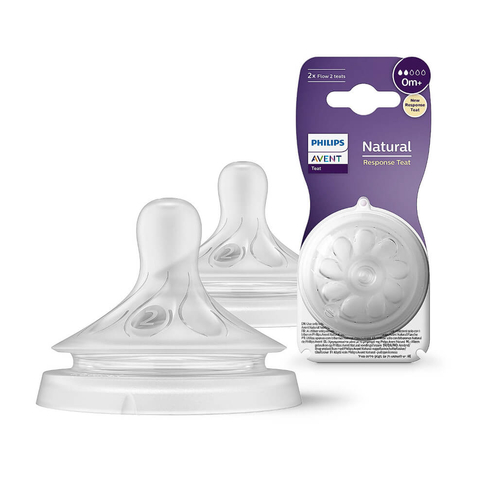 Philips Avent Natural Response Bottle Teat (Pack of 2)