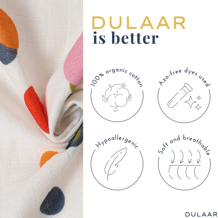 Dulaar Organic Muslin Swaddle
