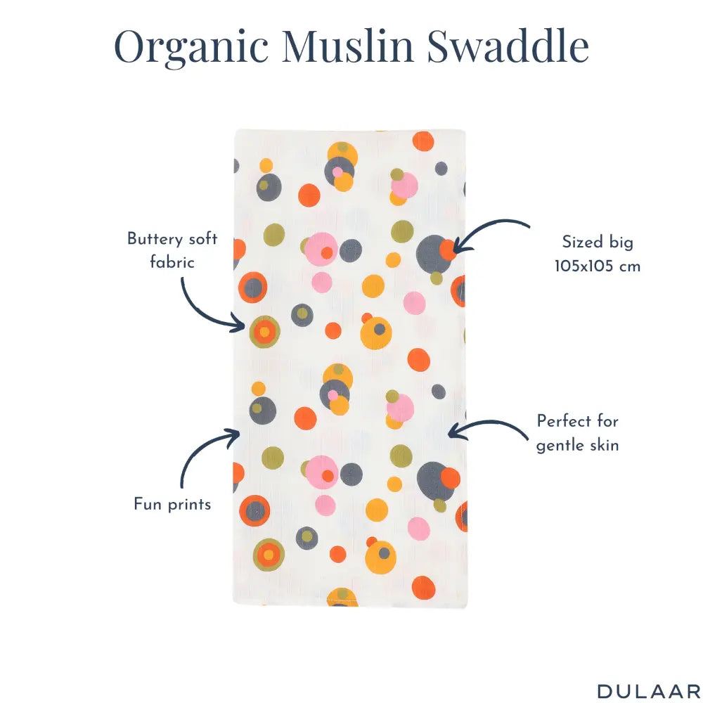 Dulaar Organic Muslin Swaddle