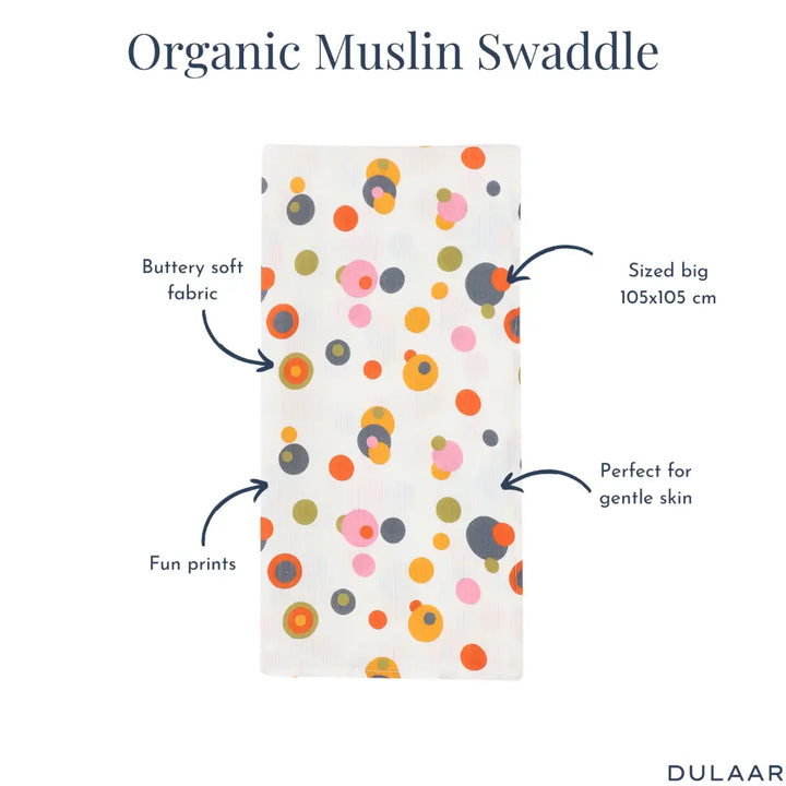 Dulaar Organic Muslin Swaddle