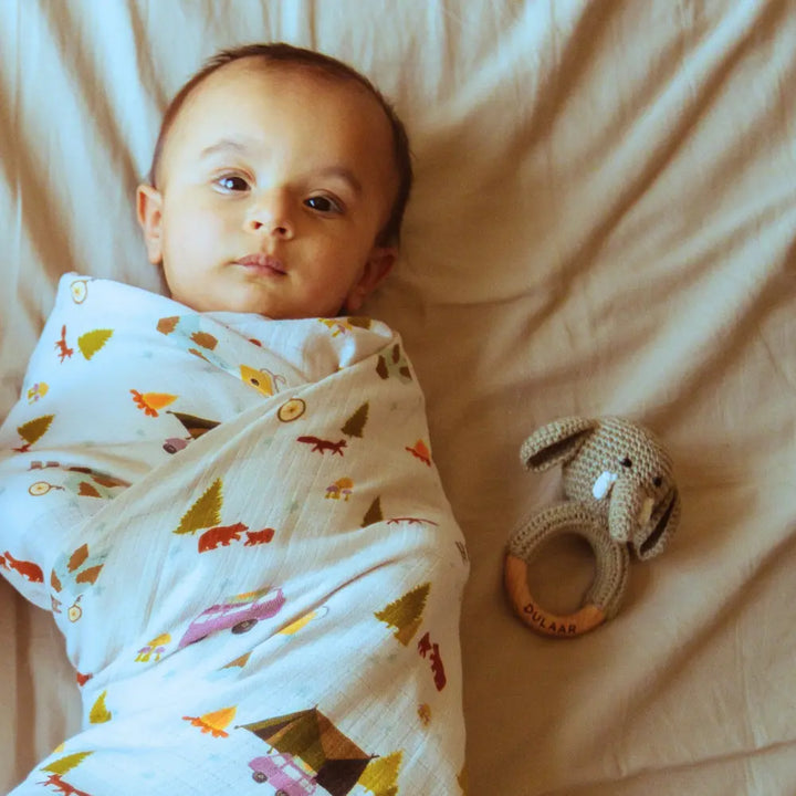 Dulaar Organic Muslin Swaddle (Set of 2)