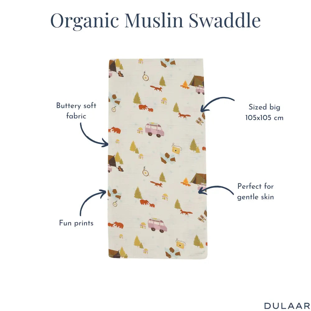 Dulaar Organic Muslin Swaddle