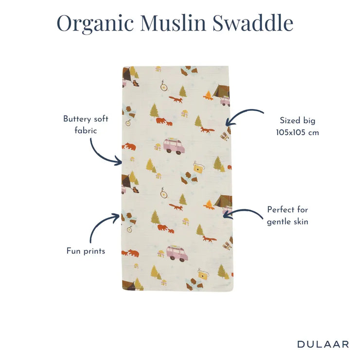 Dulaar Organic Muslin Swaddle