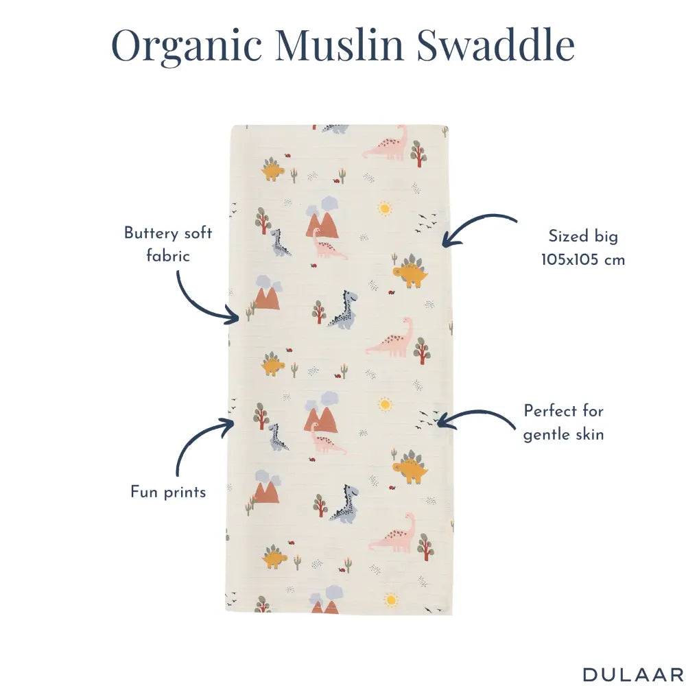 Dulaar Organic Muslin Swaddle