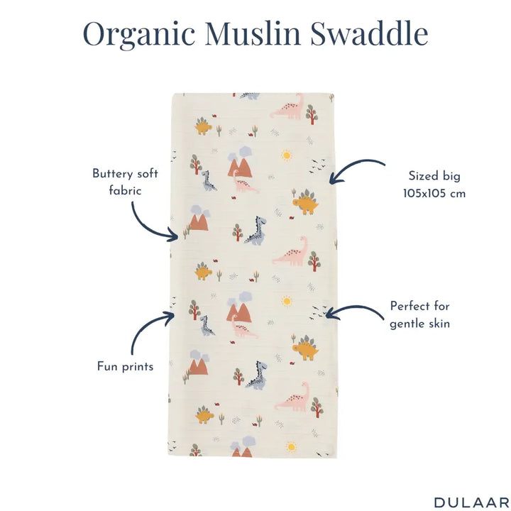 Dulaar Organic Muslin Swaddle