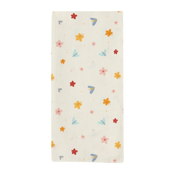 Dulaar Organic Muslin Swaddle for Newborns - Nature &amp; Calm Inspired Prints (0- 12months)
